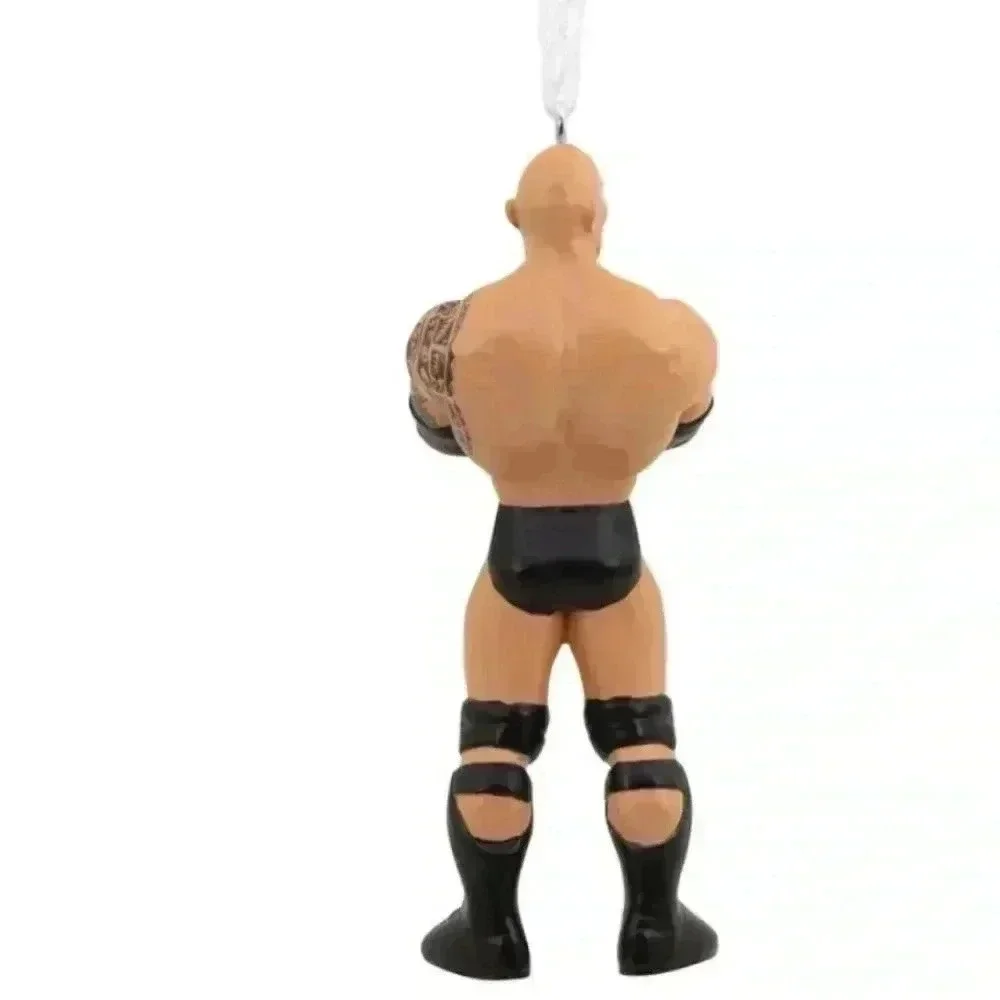 Hallmark 2022 WWE THE ROCK Dewayne Johnson Ornament NIB 🎄 Holiday Christ…